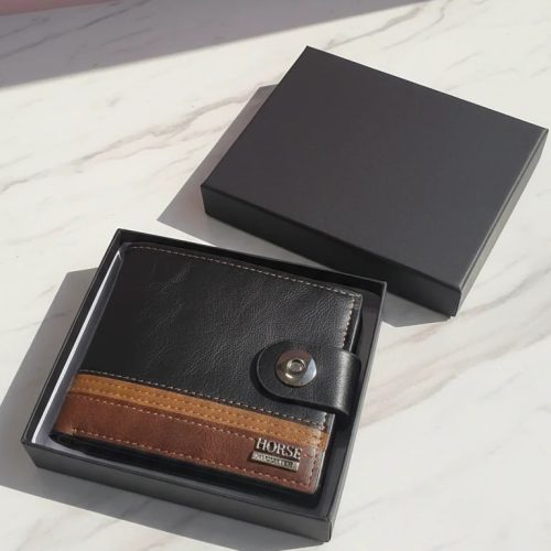 Horse Men's Wallet With Gift Box