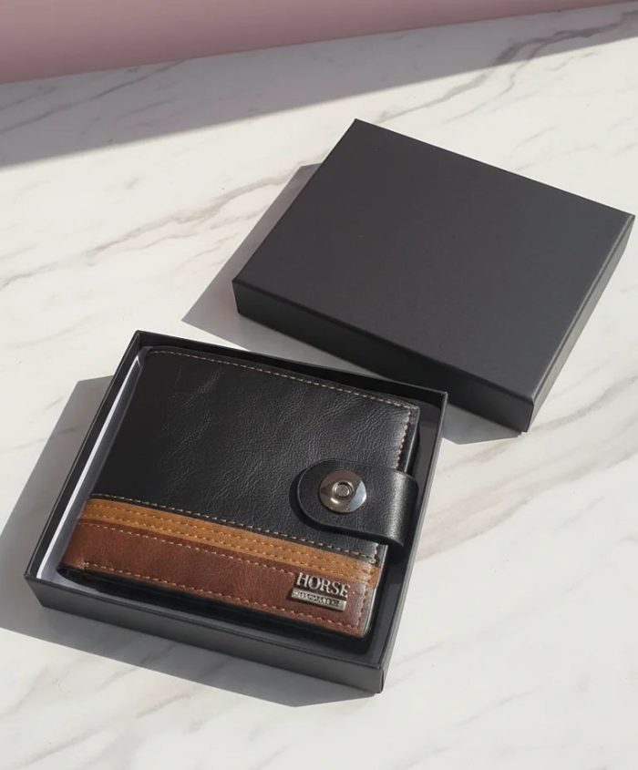 Horse Men's Wallet With Gift Box
