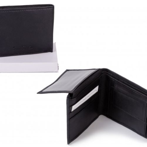 Real Soft Leather Men's Black Wallet